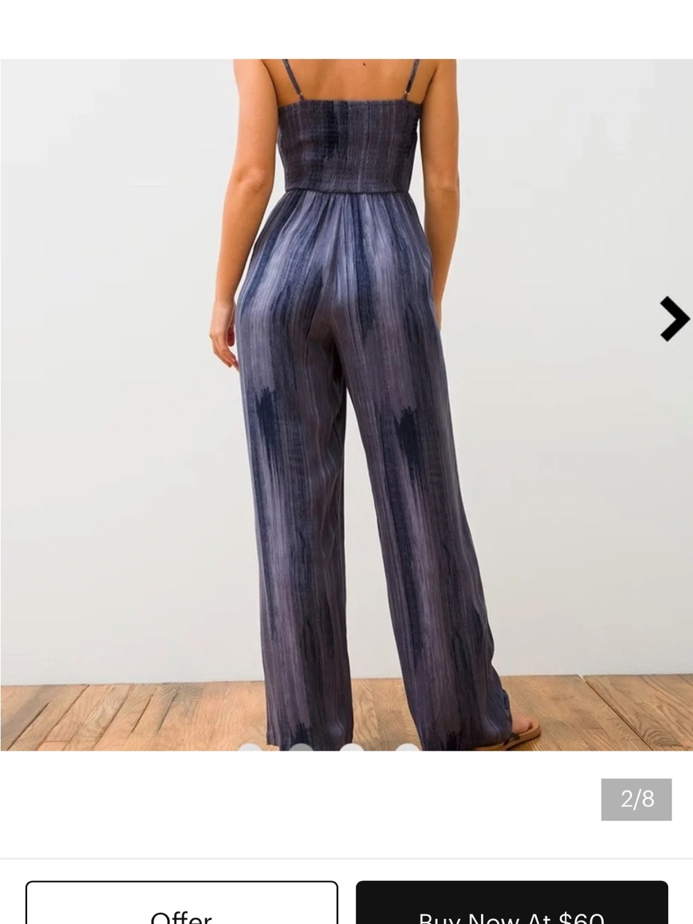 Soma NWT Rayon Challis Bra Jumpsuit.